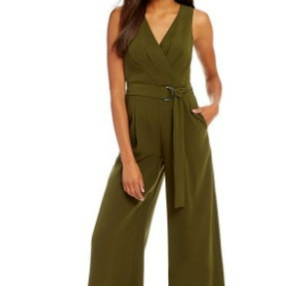 ANTONIO MELANI Pants - Antonio Melani olive green jumpsuit